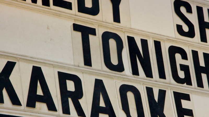 Comedy Club Marquee